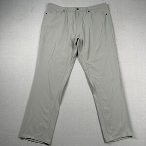 Olivers Pants Mens 36x30 Passage‎ Performance Chino Flat Taper City Modern Tan